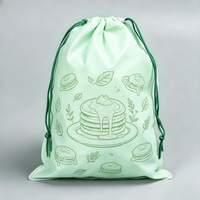 Sac à cordon personnalisé avec logo de dessin animé, sac en non-tissé, pochette portable écologique pour cadeaux promotionnels d'entreprise