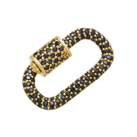 Fermoir à crochet en laiton plaqué or 18 carats de haute qualité VK106 pour la fabrication de bijoux, colliers, porte-clés, bracelets, accessoires de bricolage, 14,5*24,5 mm