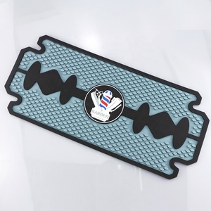 Tapis en silicone antidérapant professionnel résistant à la chaleur pour outils de <span class=keywords><strong>coiffure</strong></span>, lisseur et fer à friser pour barbier - Product Image 3