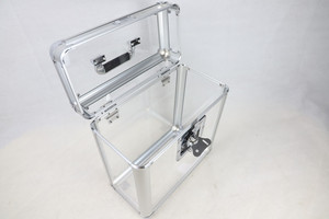 12 "Di Động Trong Suốt <span class=keywords><strong>CD</strong></span> & LP Nhôm Trường Hợp Acrylic Ghi DVD Lưu Trữ Đĩa Trường Hợp <span class=keywords><strong>CD</strong></span> Bộ Sưu Tập Hộp Cho 30 + - Product Image 5