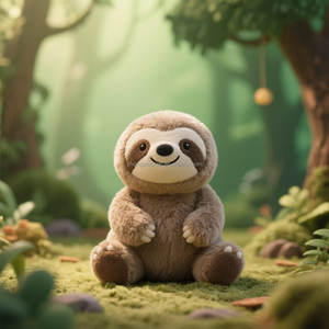 Crazy Animal City Series dibujos animados perezoso suave mono perezoso edredón PP algodón relleno niños peluche juguete para regalo - Product Image 2