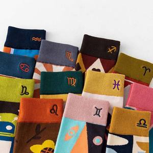 Primavera otoño AB vestido calcetines mujeres algodón largo moda personalidad tendencia ASTRO calcetín - Product Image 3