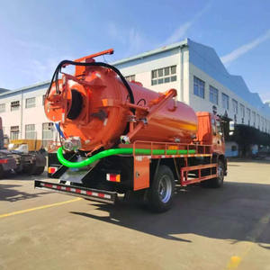 FTR 15CBM 4X2 Camion d'aspiration des eaux usées sous vide Eur 5 205HP Diesel Manuel Nettoyage <span class=keywords><strong>de</strong></span> tuyaux d'égout municipaux Transfert d'eaux usées industrielles - Product Image 5