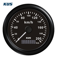 Speedometer Sensor Pulsa 85mm 12/24V Multi Range KM/H untuk Mesin Genset Kapal