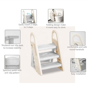 Torre de aprendizaje plegable de plástico para niños pequeños, contador de cocina para aprendizaje - Product Image 2