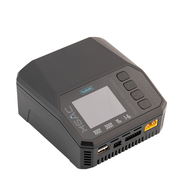 ToolkitRC M6AC 300W 15A Model Aircraft Unmanned Aerial Vehicle Lithium Battery Charger 1-6S Intelligent Balanced Charge