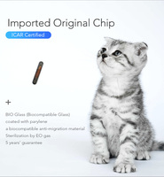 RFID Mini Tag 1.25x7mm Pigeon & Dog Pet Microchip Registration 134.2khz Glass Chip pour Pigeon & Dog Tracking