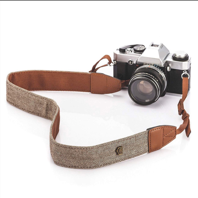 2021 Factory Custom Vintage Camera Shoulder Neck Strap for Canon Camera