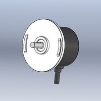 Capteur d'angle haute précision à effet Hall par induction électromagnétique à arbre en acier inoxydable haute vitesse personnalisé, protection IP65