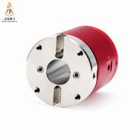 Joint rotatif à anneau collecteur YL YL-AR20HM-2 pour cylindre, 2 entrées, 2 sorties latérales, air M5, ouverture 20 mm, diamètre extérieur 56 mm