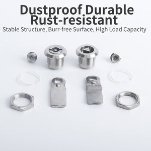 NIWO MS705 クォーターターンカムロック ステンレス製キャビネットカムロック 防水ヘビーデューティーセキュリティロック 工業用キャビネット用 - Product Image 6