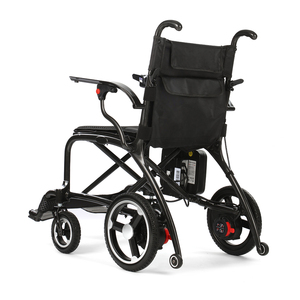 Silla de Ruedas Eléctrica de Carbono Ultraligera de 10.8KG, 4 en 1, con Motor sin Escobillas, Andador y Silla de Ruedas para Cuidadores, Gran Venta - Product Image 3