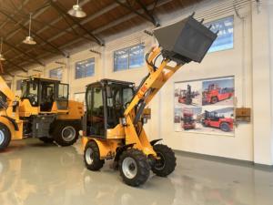 शंगई जीप 1टन मिनी फ्रंट व्हील लोडर वीइचाई इंजन कैटरपिलर हाइडक/बोश रेक्सरोथ/काइब/कावासाकी हाइड्रोलिक बाल्टी बनाता है - Product Image 2