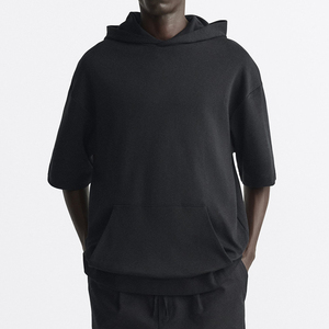 <span class=keywords><strong>Felpa</strong></span> con cappuccio Unisex <span class=keywords><strong>felpa</strong></span> con cappuccio manica corta da <span class=keywords><strong>uomo</strong></span> pesante cotone semplice <span class=keywords><strong>felpa</strong></span> con cappuccio - Product Image 1