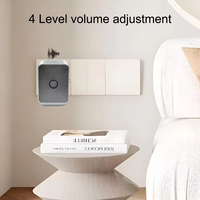 Sonnette sans fil fabriquée en Chine, portée 250m, 38 mélodies, alimentation par piles, étanche pour maison
