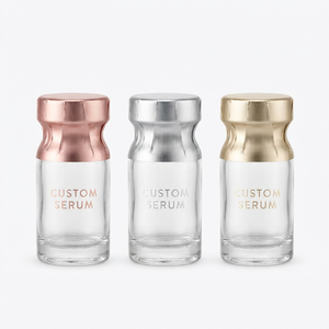 Etiquetas de Lujo para Polvo Liofilizado NMN, Pegatinas Personalizadas de Lámina Dorada y Plateada para Frascos Antienvejecimiento - Product Image 1