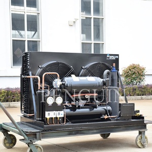 Prix usine 7HP Unité de condensation industrielle à compresseur scroll refroidi par air, type ouvert, haute température pour chambre froide - Product Image 2