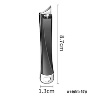 Longhui Nouvelles Coupe-ongles diagonaux affûtés en acier inoxydable, Pince à ongles domestique, En stock