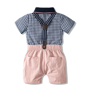 <span class=keywords><strong>Abbigliamento</strong></span> estivo moda cotone biologico pagliaccetto Plaid rosa completo completo completo <span class=keywords><strong>abbigliamento</strong></span> per bambini 0 <span class=keywords><strong>3</strong></span> <span class=keywords><strong>6</strong></span> <span class=keywords><strong>mesi</strong></span> - Product Image 2