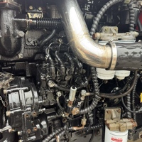 Tracteur YTO 1104 d'occasion, moteur Dongfanghong, cabine fermée, climatisation chaude et froide, quatre roues motrices, 110 chevaux