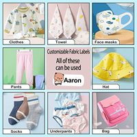 Étiquettes de nom à repasser pour vêtements Étiquettes en tissu personnalisables Sans danger pour les uniformes scolaires pour enfants Vêtements pour bébés