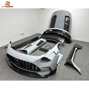 Kits de carrosserie en fibre de carbone style Black Series pour Mercedes Benz AMG GT GTC GTS 2015-2018 Capot avant Pare-chocs Aileron arrière Aile - Product Image 2