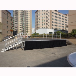 Cubierta de escenario móvil de boda de aluminio escenario portátil ligero - Product Image 4