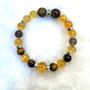 Venta al por mayor tendencia Original amarillo Ojo de Tigre citrino con cuentas Vintage religioso geométrico regalo de <span class=keywords><strong>boda</strong></span> pulsera <span class=keywords><strong>para</strong></span> parejas hombres mujeres - Product Image 5
