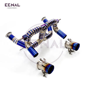 Sistema de Escape de Alto Rendimiento Ecnal para Lamborghini <span class=keywords><strong>Aventador</strong></span> Lp700-4 <span class=keywords><strong>V12</strong></span> 6.5L a partir de 2011, Escape de Titanio <span class=keywords><strong>SVJ</strong></span> - Product Image 2