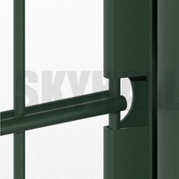Double barrière décorative soudée de sécurité de fil horizontal avec des poteaux d'individu-serrure