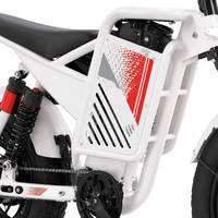 Mini vélo électrique à moteur central avec pneus larges et batterie au lithium
