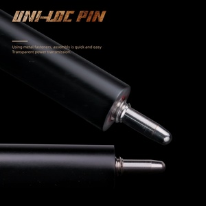 Taco de billar Little Monster Bear de fibra de carbono para golpeo, taco de golpeo de baja deflexión con punta de 12.9mm y bolsa blanda - Product Image 6