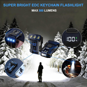 Lampe torche LED rechargeable en aluminium, puissante, portable, pour le travail, le camping en extérieur, petite, avec clip pour chapeau - Product Image 5
