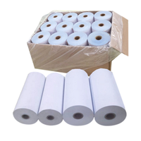 Rouleau thermique léger à très lourd 80x80, 55, 60, 65, 70 g/m², qualité A, sans mandrin, papier pour caisse enregistreuse, marque MX