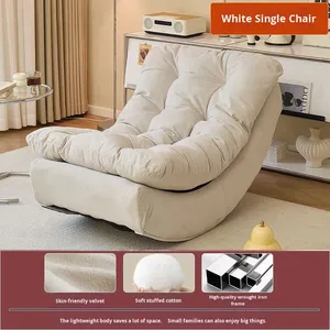 Lazy Sofa <strong>Recliner</strong> Rocking Chair Fabric Upholstery Metal Frame Leisure Lounge Adult Balcony Single Chair <strong>New</strong> Moon <strong>2026</strong> - Product Image 6