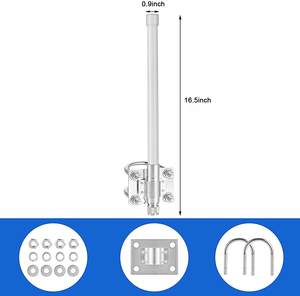 Antenne verticale en fibre de verre étanche XRS XRS-007 5.8dBi pour 915MHz LoRa 1.5:1 VSWR pour point d'accès à l'hélium pour Nebra <span class=keywords><strong>Bobcat</strong></span> 300 - Product Image 3