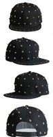 Gorras de camionero a la moda para hombres y mujeres con remaches metálicos, gorra de béisbol juvenil, gorra snapback plana, gorras de rapero.