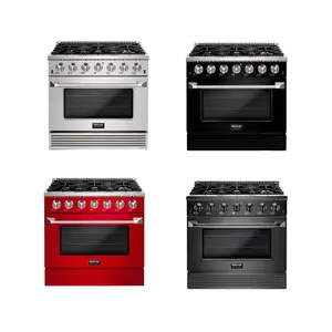 SENG High range cooker 36 in gas range 6 burners gas stove with oven