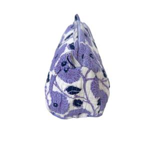 Bolsas de Cosméticos de Algodón Premium, Ligeras, Estampadas a Mano, Bolsas de Aseo para Viaje, para Uso en Exteriores o Sala de Estar, Estilo Bohemio - Product Image 2