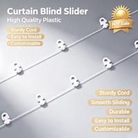 Glissière de rideau en plastique de 6 cm/8 cm, support de rail de rideau, accessoires pour rideaux et stores de salon