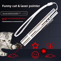 Jouet pour chat rechargeable par USB, bâton de chat avec laser, trois en un, pointeur laser infrarouge, jouet pour chat avec pointeur laser et agitateur