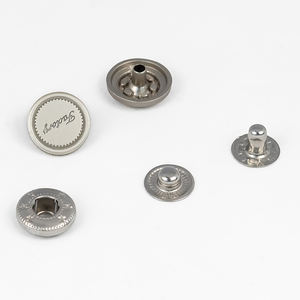 परिधान एक्सेसरीज लोगो डिजाइन प्रेस स्टड बैग मिश्र धातु कवर शर्ट 12 मिमी कस्टम स्नैप बटन कपड़ों के लिए धातु प्रेस बटन - Product Image 4