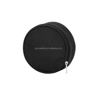 Étui de rangement pour collier en nylon rond avec logo personnalisé, étui de présentation, organisateur de bijoux pour voyager