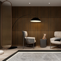 Panneaux acoustiques écologiques en bois massif pour revêtement mural, absorption acoustique pour hôpitaux et appartements, sans MOQ, entrepôt US