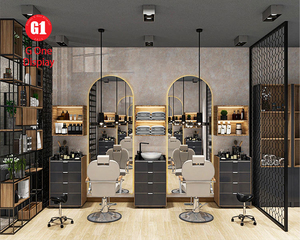 Professional Barber Shop Furniture | Modern Salon Interior Design & Custom Shop Fitting Service - Product Image 1