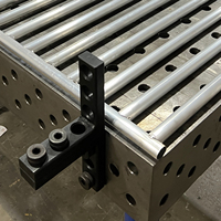 Structure de support métallique soudée en tube circulaire en acier inoxydable sur mesure pour tables, présentoirs, équipements et projets