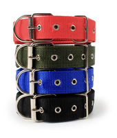 Colliers pour animaux de compagnie en nylon réglables, simples, durables, bon marché, échantillon gratuit directement de l'usine
