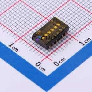 DSHP06TJGET DIP Switch Switch ( Number of Switch Sections: 6 )( Lead Spacing: 1.27mm ) - Product Image 1