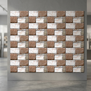 Carrelage mural décoratif extérieur brillant 25x37,5 cm (250x375 mm) en céramique émaillée pour façade, format 10x15, à prix abordable - Product Image 2