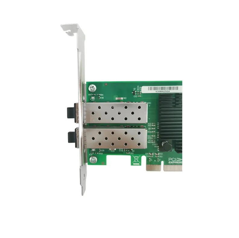 인텔 I350 칩셋 SFP 소켓이있는 고품질 도매 네트워크 카드 1G 듀얼 포트 기가비트 2 포트 전기 닉